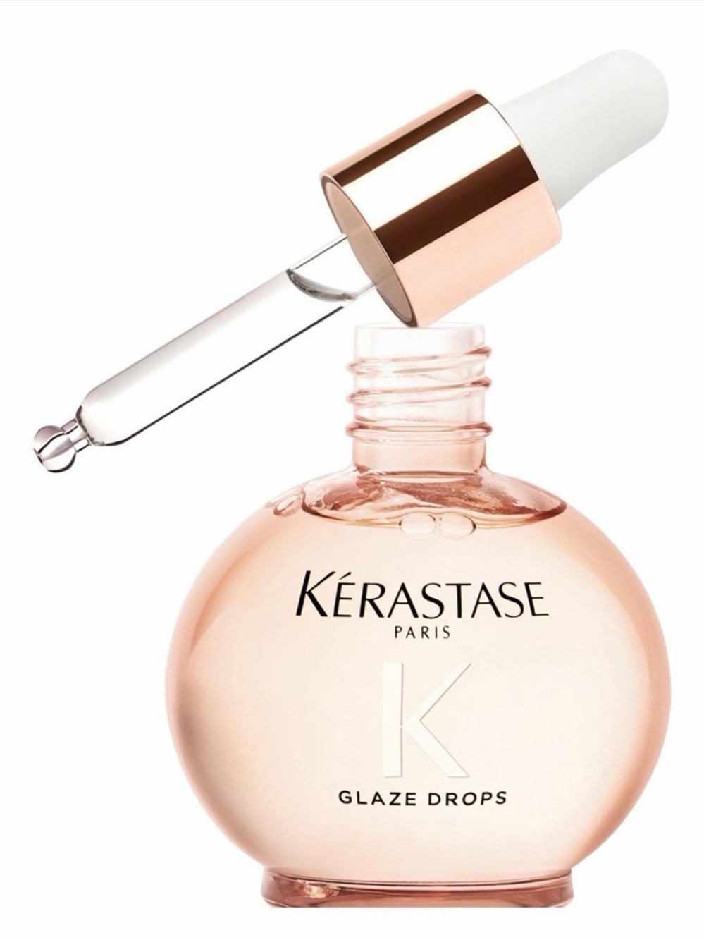 Kerastase Glaze Drops Hair Serum - Rose Gold Bottle